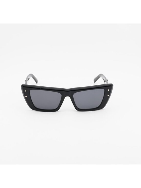MCM MW0021 01A Sunglasses Black Cat Eye Frame, Smoke Lenses main image 2